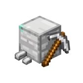 Pixel art iron block with a pickaxe, the 12 GB Standard Minecraft server plan on Lodehost