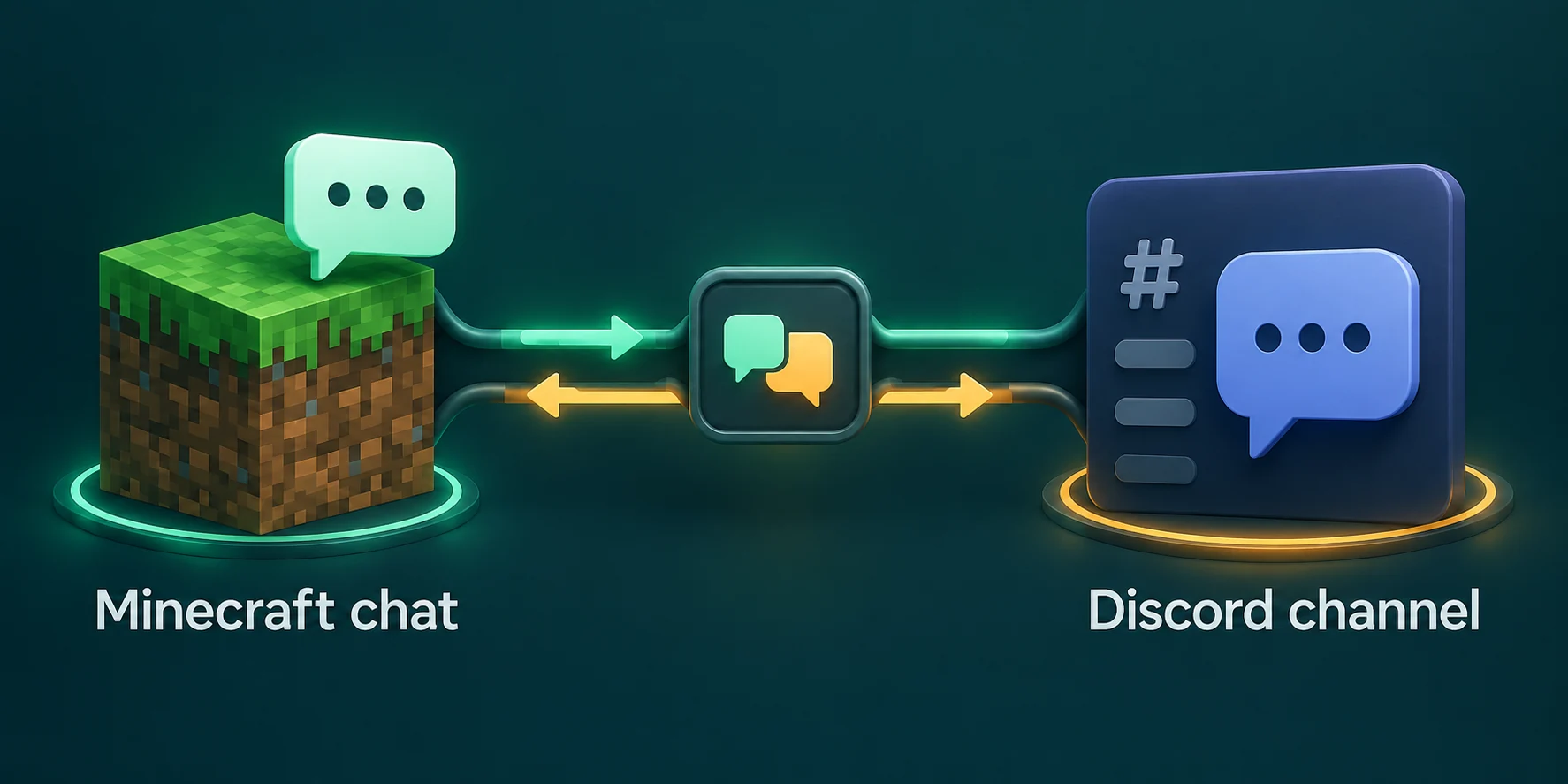 A chat bridge connecting Minecraft chat and a Discord channel