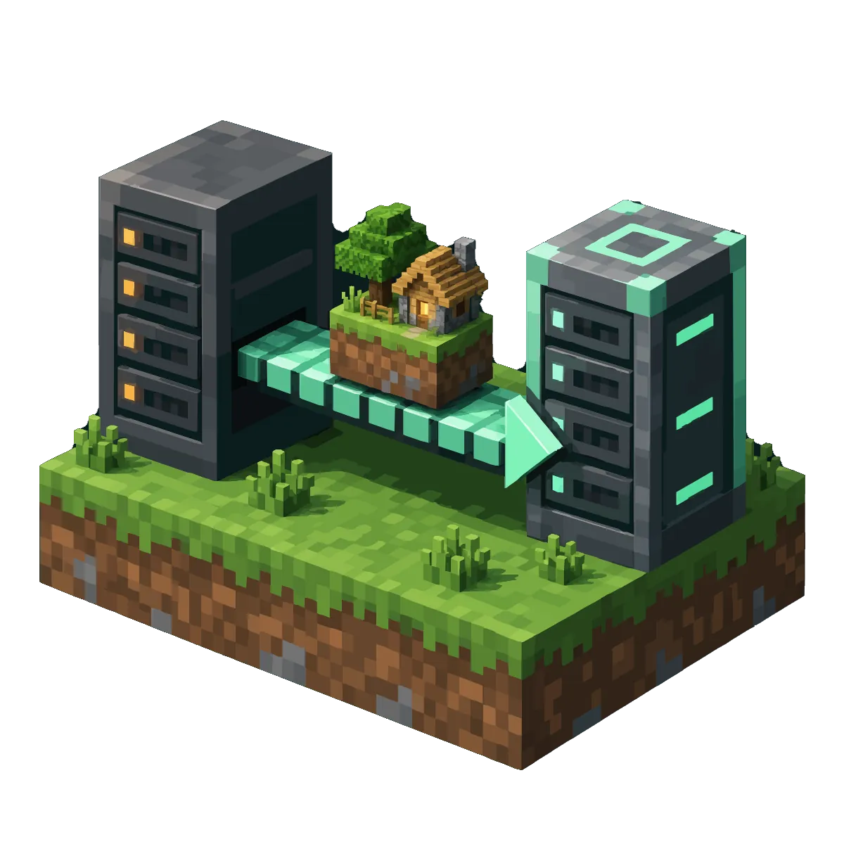 A world folder moving from one Minecraft server to another