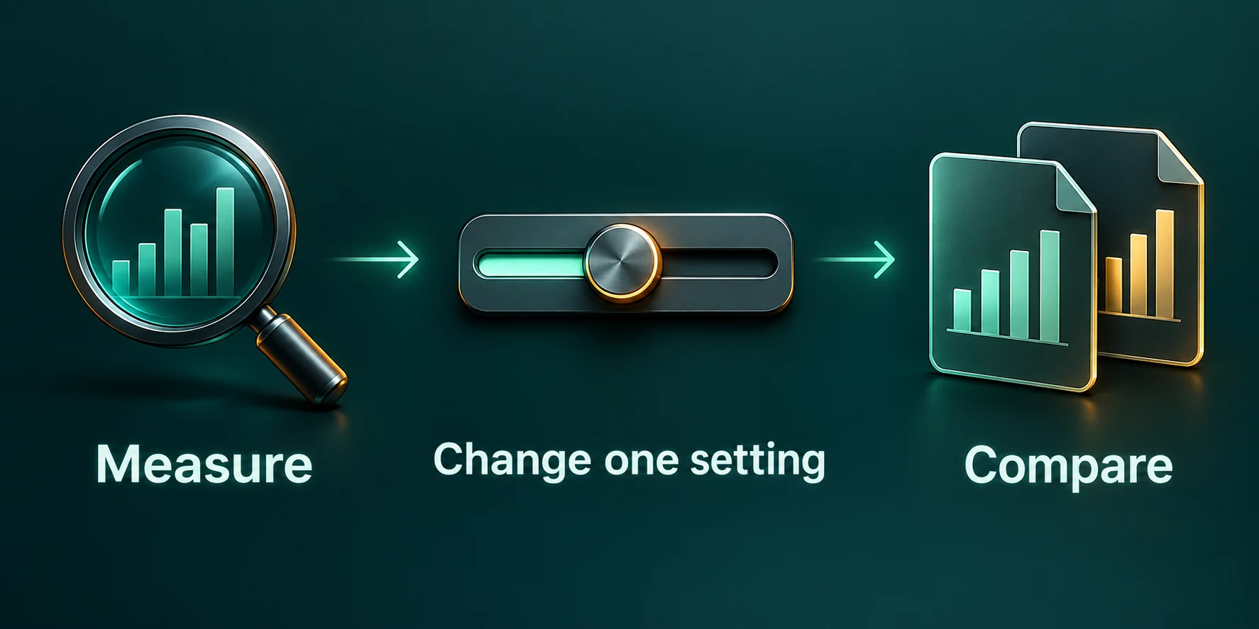 Measure server performance, change one Paper setting and compare