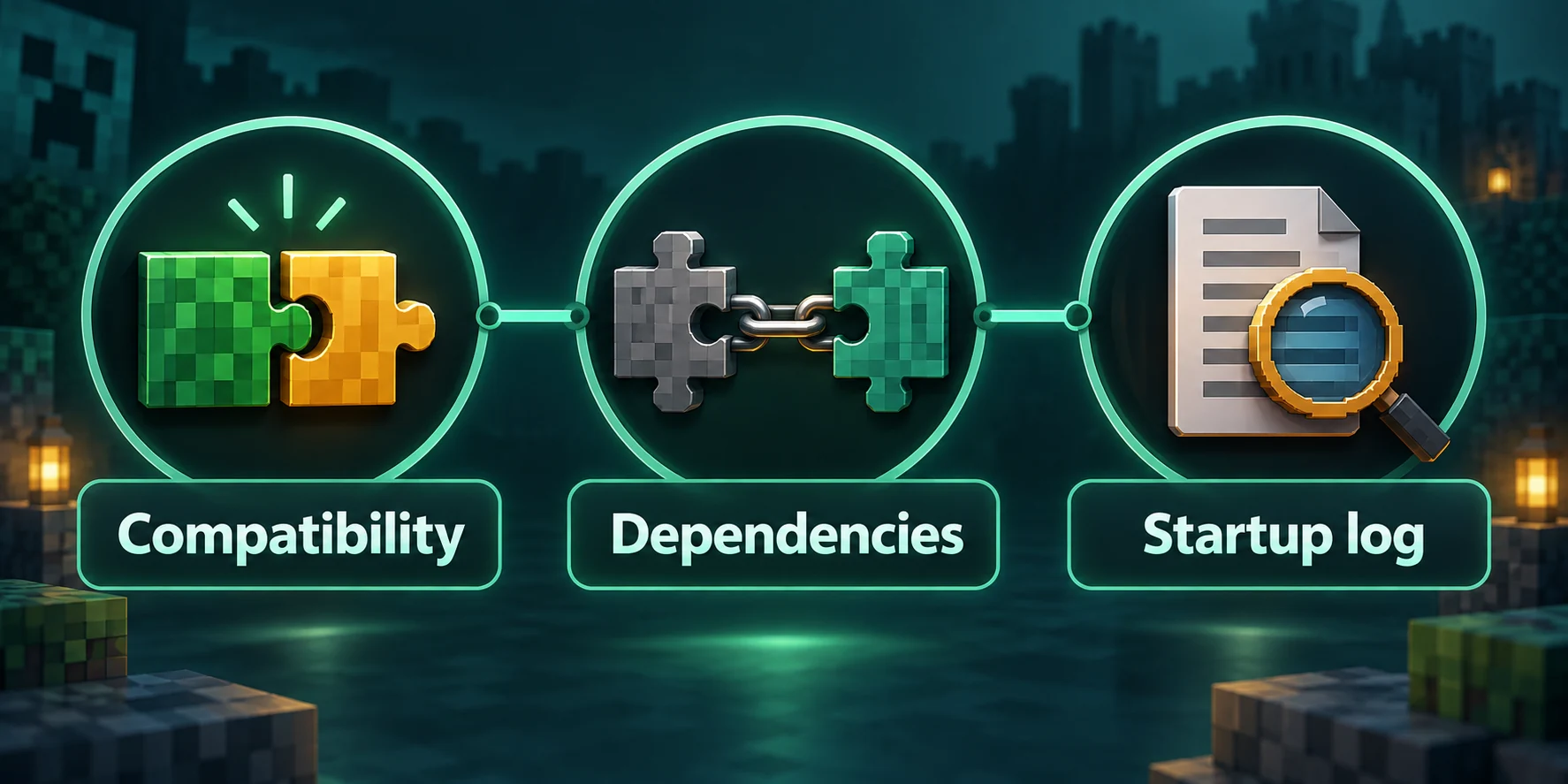 Check plugin compatibility, dependencies and the startup log