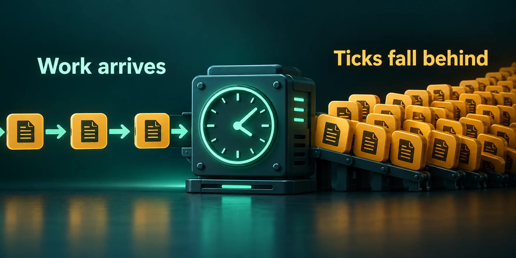 Server work taking longer than the Minecraft tick schedule allows