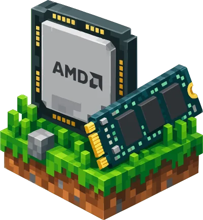Minecraft processor block for the AMD Ryzen 9 5900X in Germany